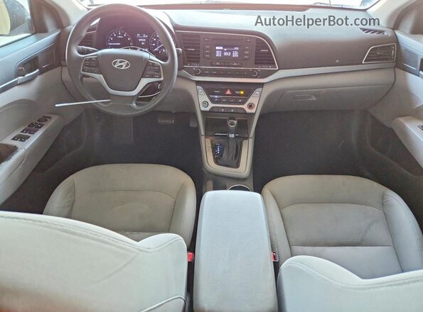 5NPD74LF8HH143314 2017 HYUNDAI ELANTRA Black Vista del salpicadero