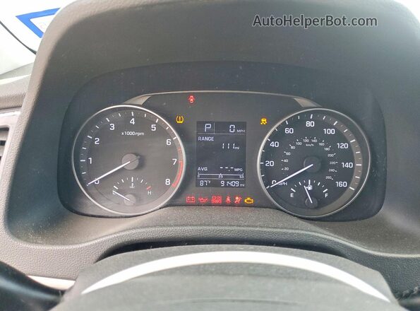 5NPD74LF8HH151865 2017 HYUNDAI ELANTRA Black Instrument cluster view