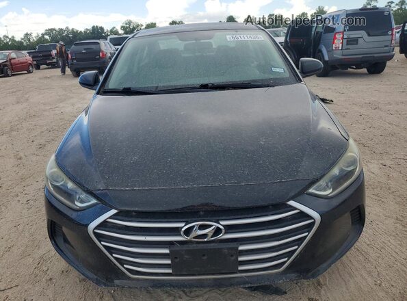 5NPD74LF8HH151865 2017 HYUNDAI ELANTRA Black Front view
