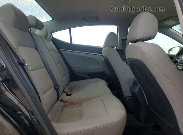 5NPD74LF8HH151865 2017 HYUNDAI ELANTRA Black Rear seats view