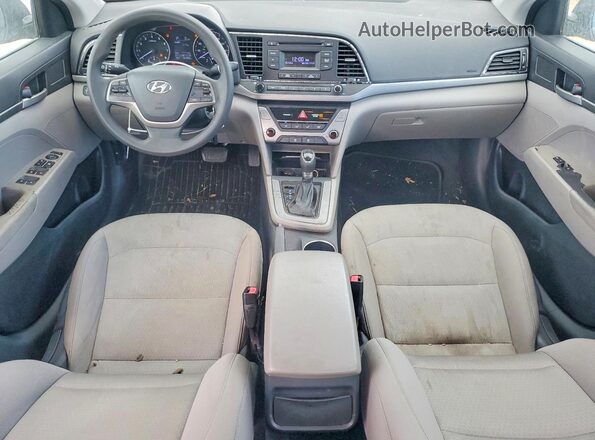 5NPD74LF8HH151865 2017 HYUNDAI ELANTRA Black Dashboard view