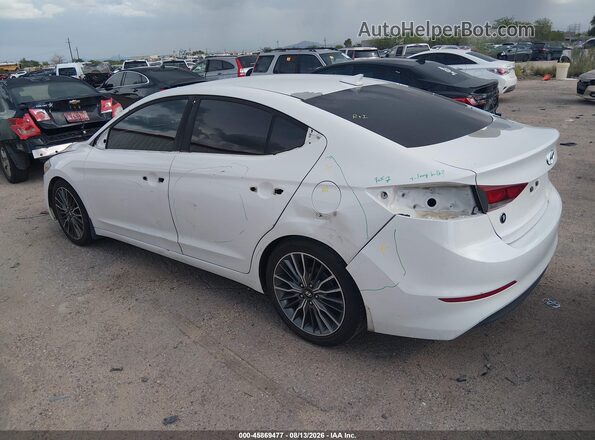 5NPD74LF8HH165796 2017 HYUNDAI ELANTRA White უკანა მარცხენა