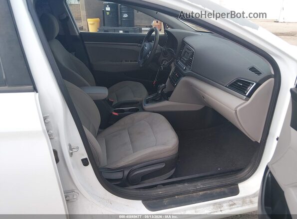 5NPD74LF8HH165796 2017 HYUNDAI ELANTRA White წინა სალონის ხედი