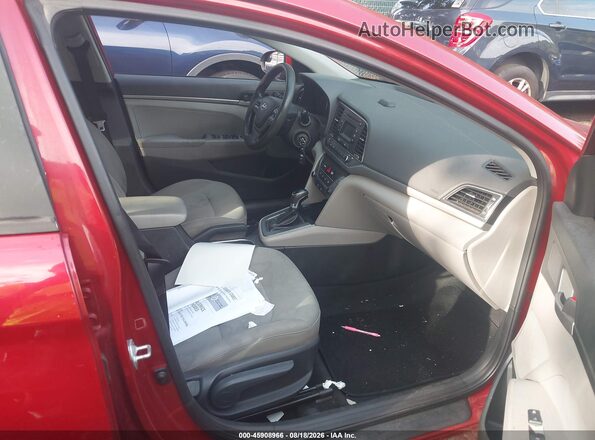 5NPD74LF8HH167337 2017 HYUNDAI ELANTRA Red Front interior view