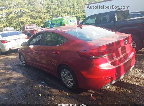 5NPD74LF8HH167337 2017 HYUNDAI ELANTRA Red Rear left