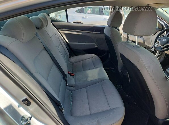 5NPD74LF8HH199589 2017 HYUNDAI ELANTRA Silver Вид задніх сидінь
