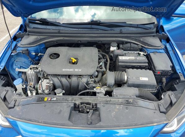 5NPD74LF8HH211188 2017 HYUNDAI ELANTRA Blue Rear interior view
