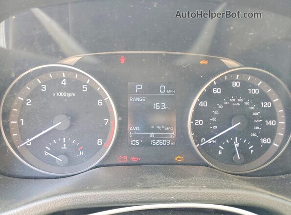 5NPD74LF8HH212194 2017 HYUNDAI ELANTRA White ხელსაწყოთა პანელის ხედი