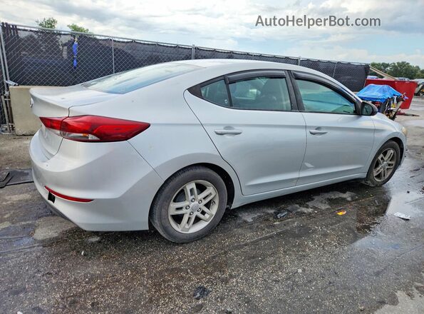 5NPD74LF8JH234394 2018 HYUNDAI ELANTRA Silver Trasero derecho