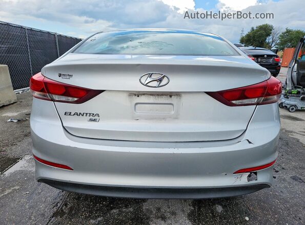 5NPD74LF8JH234394 2018 HYUNDAI ELANTRA Silver Vista trasera