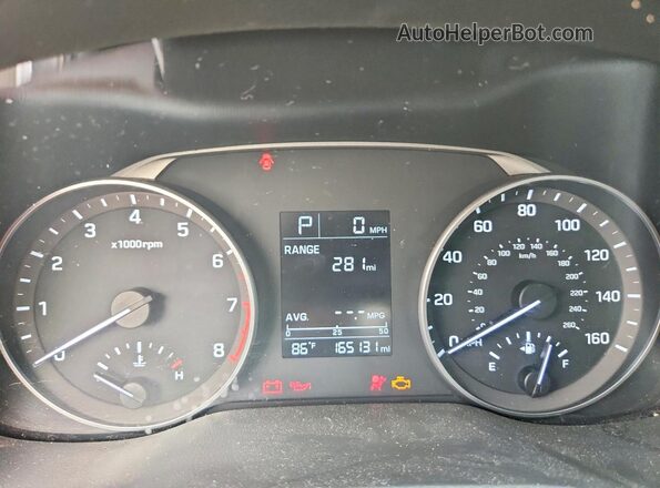 5NPD74LF8JH234394 2018 HYUNDAI ELANTRA Silver Vista del cuadro de instrumentos