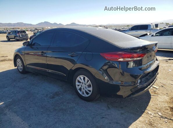 5NPD74LF8JH265449 2018 HYUNDAI ELANTRA Black Tył lewy