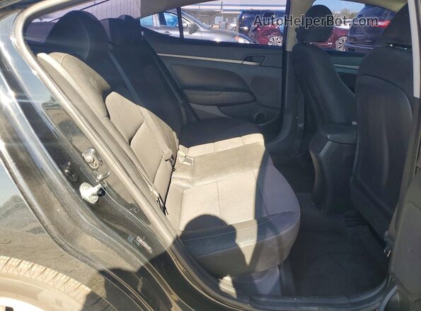 5NPD74LF8JH265449 2018 HYUNDAI ELANTRA Black Widok tylnych siedzeń