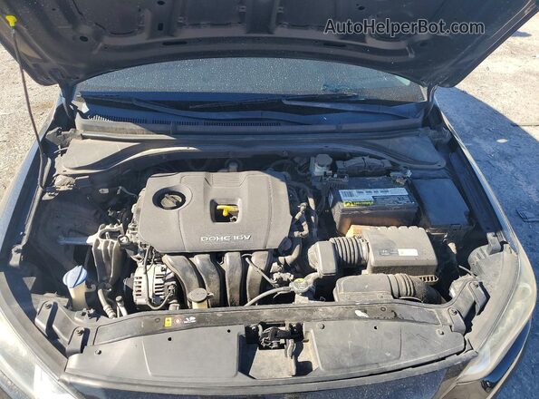 5NPD74LF8JH265449 2018 HYUNDAI ELANTRA Black Widok wnętrza z tyłu