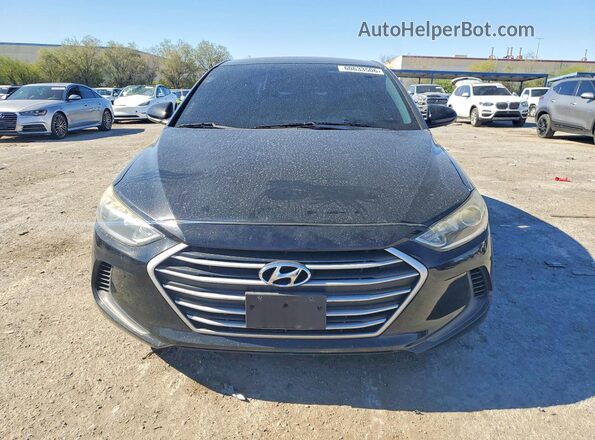 5NPD74LF8JH265449 2018 HYUNDAI ELANTRA Black Widok z przodu