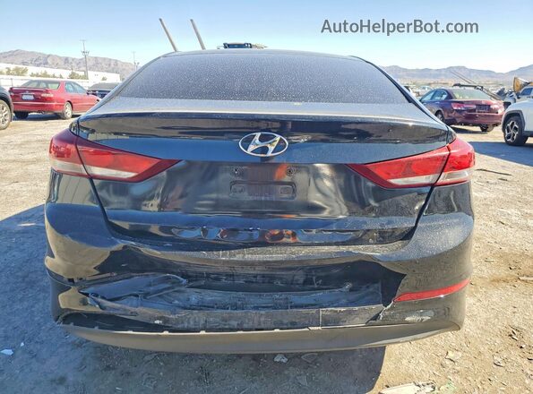 5NPD74LF8JH265449 2018 HYUNDAI ELANTRA Black Widok z tyłu