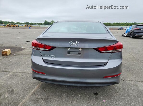 5NPD74LF8JH278332 2018 HYUNDAI ELANTRA Gray Հետևի տեսք