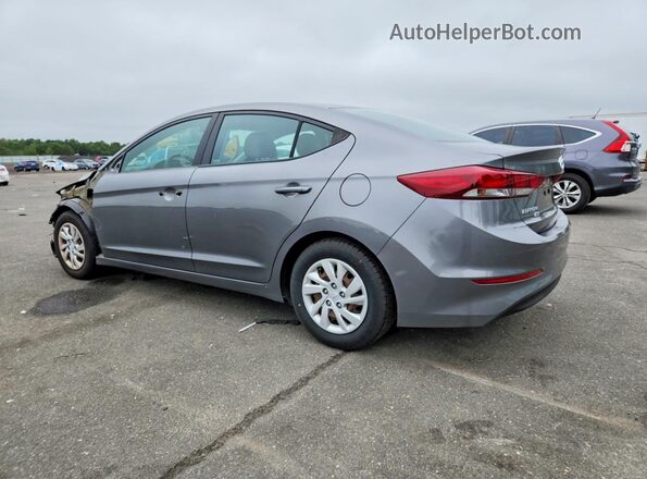 5NPD74LF8JH278332 2018 HYUNDAI ELANTRA Gray Հետևի ձախ