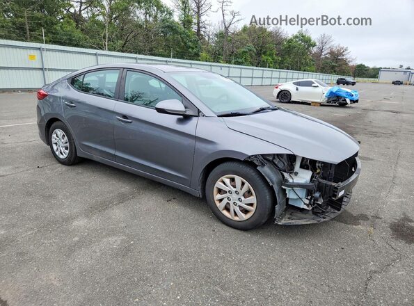 5NPD74LF8JH278332 2018 HYUNDAI ELANTRA Gray Առջևի աջ
