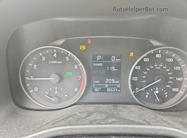 5NPD74LF8JH278332 2018 HYUNDAI ELANTRA Gray Սարքավորումների վահանակի տեսք