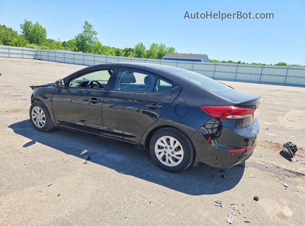 5NPD74LF8JH289637 2018 HYUNDAI ELANTRA Черный Задняя левая четверть