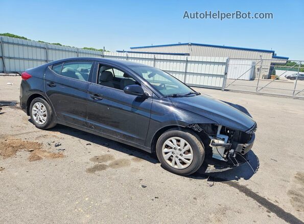 5NPD74LF8JH289637 2018 HYUNDAI ELANTRA Черный Передняя правая четверть