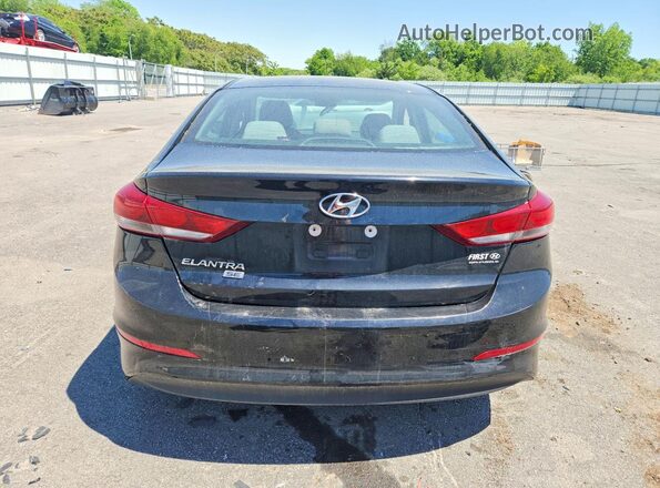 5NPD74LF8JH289637 2018 HYUNDAI ELANTRA Черный Вид сзади