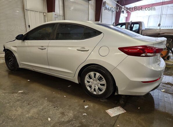 5NPD74LF8JH299245 2018 HYUNDAI ELANTRA Silver Rear left