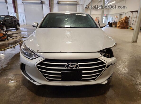 5NPD74LF8JH299245 2018 HYUNDAI ELANTRA Silver Front view