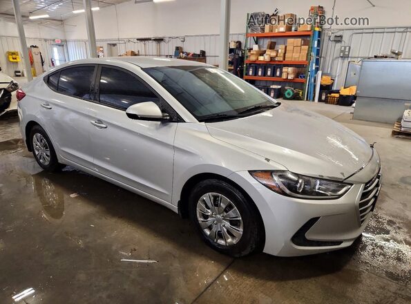 5NPD74LF8JH299245 2018 HYUNDAI ELANTRA Silver Front right