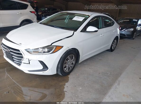 5NPD74LF8JH341686 2018 HYUNDAI ELANTRA White Передня ліва чверть