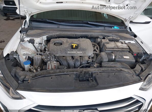 5NPD74LF8JH341686 2018 HYUNDAI ELANTRA White Вид ззаду