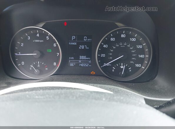 5NPD74LF8JH393576 2018 HYUNDAI ELANTRA Blue Հետևի նստատեղերի տեսք