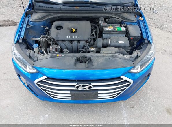 5NPD74LF8JH393576 2018 HYUNDAI ELANTRA Blue Հետևի տեսք