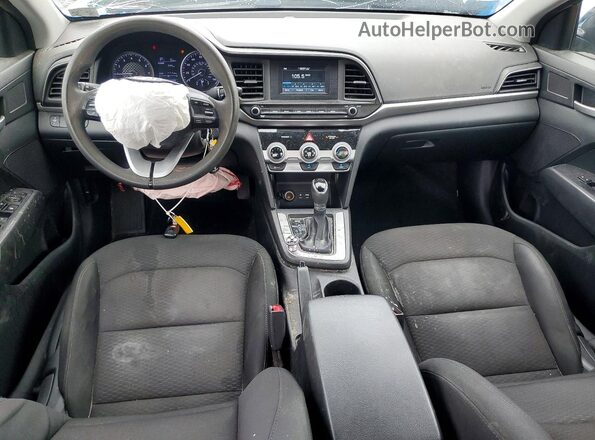 5NPD74LF8KH411608 2019 HYUNDAI ELANTRA Black Вид панелі приладів