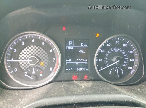 5NPD74LF8KH411608 2019 HYUNDAI ELANTRA Black Вид щитка приладів
