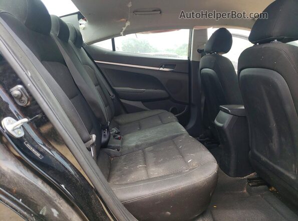 5NPD74LF8KH411608 2019 HYUNDAI ELANTRA Black Вид задніх сидінь
