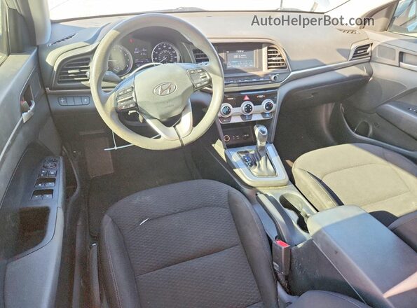 5NPD74LF8KH422530 2019 HYUNDAI ELANTRA Silver Առջևի վահանակի տեսք
