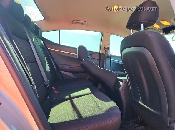5NPD74LF8KH422530 2019 HYUNDAI ELANTRA Silver Հետևի նստատեղերի տեսք