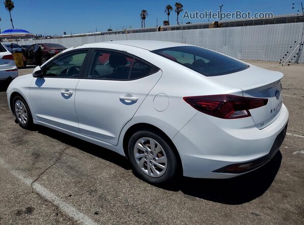 5NPD74LF8KH429221 2019 HYUNDAI ELANTRA White უკანა მარცხენა