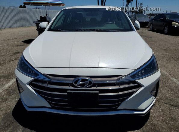 5NPD74LF8KH429221 2019 HYUNDAI ELANTRA White წინა ხედი