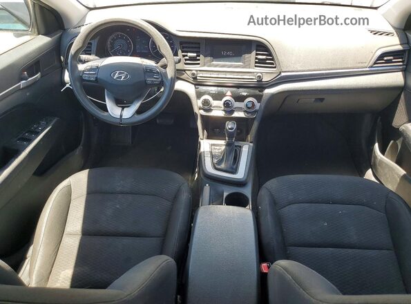 5NPD74LF8KH429221 2019 HYUNDAI ELANTRA White წინა პანელის ხედი