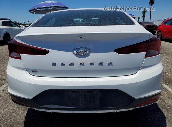 5NPD74LF8KH429221 2019 HYUNDAI ELANTRA White უკანა ხედი