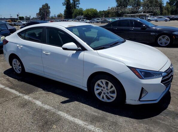 5NPD74LF8KH429221 2019 HYUNDAI ELANTRA White წინა მარჯვენა