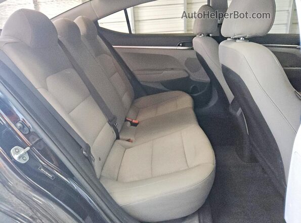 5NPD74LF8KH466415 2019 HYUNDAI ELANTRA Black Հետևի նստատեղերի տեսք