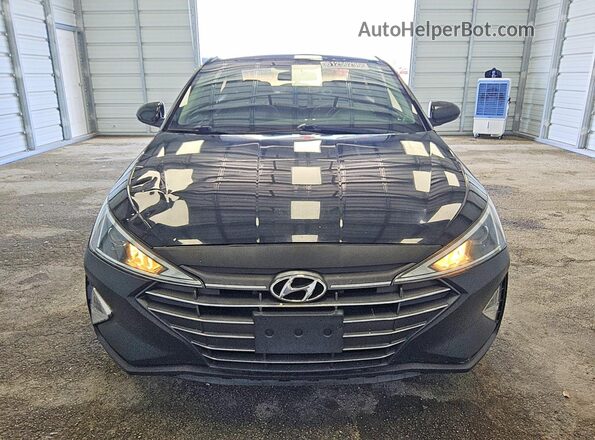 5NPD74LF8KH466415 2019 HYUNDAI ELANTRA Black Դիմացի տեսք