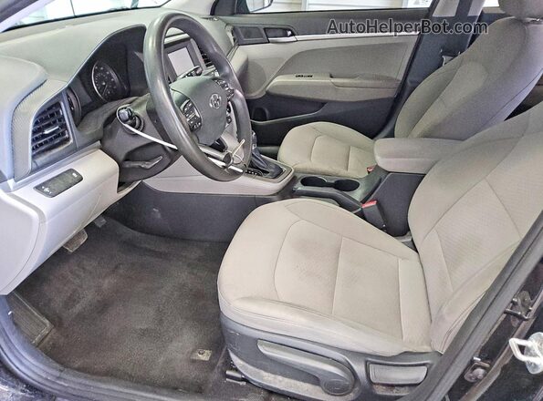 5NPD74LF8KH466415 2019 HYUNDAI ELANTRA Black Սալոնի դիմացի տեսք