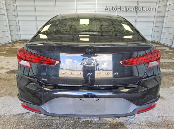 5NPD74LF8KH466415 2019 HYUNDAI ELANTRA Black Հետևի տեսք
