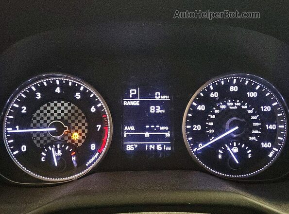 5NPD74LF8KH466415 2019 HYUNDAI ELANTRA Black Սարքավորումների վահանակի տեսք