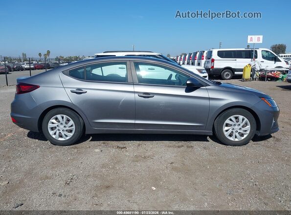 5NPD74LF8KH479729 2019 HYUNDAI ELANTRA Silver Սալոնի հետևի տեսք